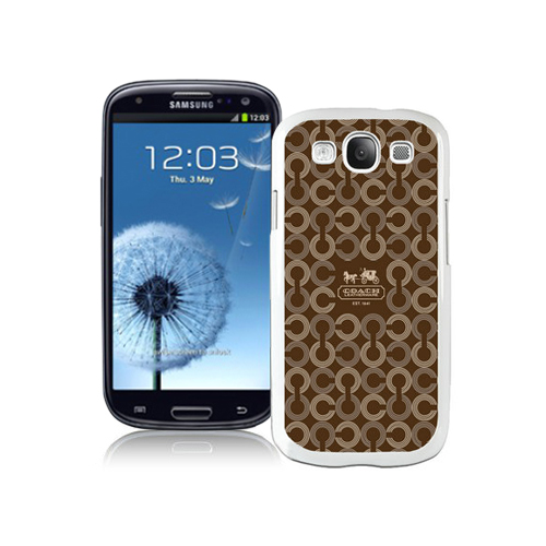 Coach Logo Monogram Brown Samsung Galaxy S3 9300 CAT | Women - Click Image to Close